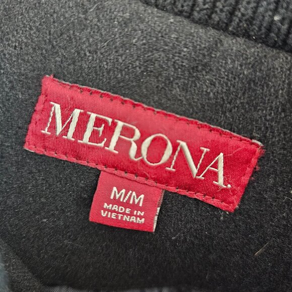 Merona Military Style Wool Blend Jacket - Picture 6 of 7